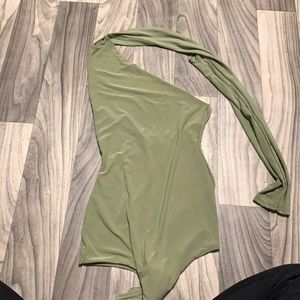 One arm bodysuit